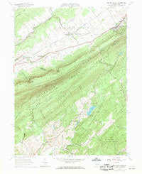 Pine Grove Mills Pennsylvania Historical topographic map, 1:24000 scale, 7.5 X 7.5 Minute, Year 1963