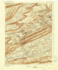 Pine Grove Pennsylvania Historical topographic map, 1:62500 scale, 15 X 15 Minute, Year 1892