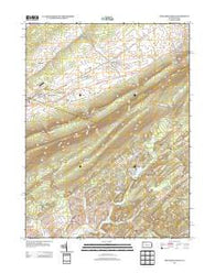 Pine Grove Mills Pennsylvania Historical topographic map, 1:24000 scale, 7.5 X 7.5 Minute, Year 2013