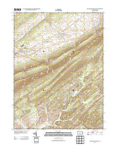 Pine Grove Mills Pennsylvania Historical topographic map, 1:24000 scale, 7.5 X 7.5 Minute, Year 2013