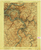 Pittsburgh Pennsylvania Historical topographic map, 1:62500 scale, 15 X 15 Minute, Year 1907