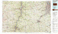 Pittsburgh West Pennsylvania Historical topographic map, 1:100000 scale, 30 X 60 Minute, Year 1986