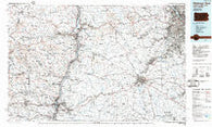 Pittsburgh West Pennsylvania Historical topographic map, 1:100000 scale, 30 X 60 Minute, Year 1986