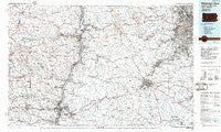 Pittsburgh West Pennsylvania Historical topographic map, 1:100000 scale, 30 X 60 Minute, Year 1986