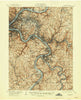 Pittsburgh Pennsylvania Historical topographic map, 1:62500 scale, 15 X 15 Minute, Year 1907