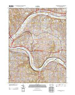 Pittsburgh East Pennsylvania Historical topographic map, 1:24000 scale, 7.5 X 7.5 Minute, Year 2013