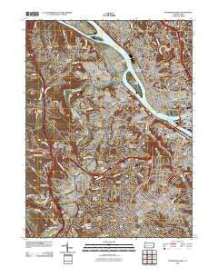 Pittsburgh West Pennsylvania Historical topographic map, 1:24000 scale, 7.5 X 7.5 Minute, Year 2010