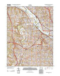 Pittsburgh West Pennsylvania Historical topographic map, 1:24000 scale, 7.5 X 7.5 Minute, Year 2013
