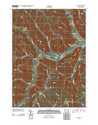 Pittsfield Pennsylvania Historical topographic map, 1:24000 scale, 7.5 X 7.5 Minute, Year 2010