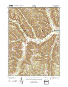 Pittsfield Pennsylvania Historical topographic map, 1:24000 scale, 7.5 X 7.5 Minute, Year 2013