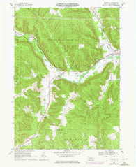 Pittsfield Pennsylvania Historical topographic map, 1:24000 scale, 7.5 X 7.5 Minute, Year 1968