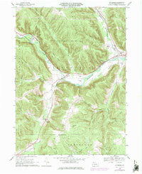 Pittsfield Pennsylvania Historical topographic map, 1:24000 scale, 7.5 X 7.5 Minute, Year 1968