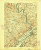 Pittston Pennsylvania Historical topographic map, 1:62500 scale, 15 X 15 Minute, Year 1893