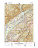 Pittston Pennsylvania Current topographic map, 1:24000 scale, 7.5 X 7.5 Minute, Year 2016