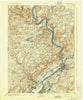 Pittston Pennsylvania Historical topographic map, 1:62500 scale, 15 X 15 Minute, Year 1893