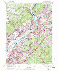 Pittston Pennsylvania Historical topographic map, 1:24000 scale, 7.5 X 7.5 Minute, Year 1947