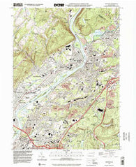Pittston Pennsylvania Historical topographic map, 1:24000 scale, 7.5 X 7.5 Minute, Year 1999
