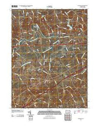 Plainfield Pennsylvania Historical topographic map, 1:24000 scale, 7.5 X 7.5 Minute, Year 2010