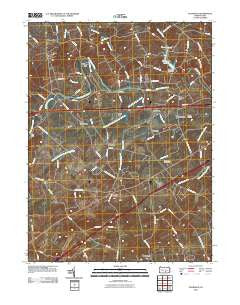 Plainfield Pennsylvania Historical topographic map, 1:24000 scale, 7.5 X 7.5 Minute, Year 2010