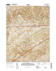 Plainfield Pennsylvania Current topographic map, 1:24000 scale, 7.5 X 7.5 Minute, Year 2016