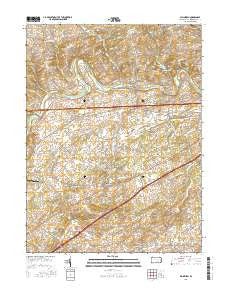 Plainfield Pennsylvania Current topographic map, 1:24000 scale, 7.5 X 7.5 Minute, Year 2016