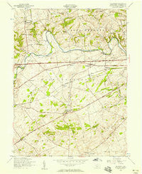 Plainfield Pennsylvania Historical topographic map, 1:24000 scale, 7.5 X 7.5 Minute, Year 1952