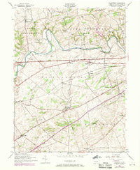 Plainfield Pennsylvania Historical topographic map, 1:24000 scale, 7.5 X 7.5 Minute, Year 1952