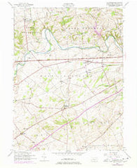 Plainfield Pennsylvania Historical topographic map, 1:24000 scale, 7.5 X 7.5 Minute, Year 1952