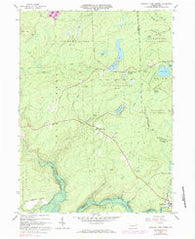 Pleasant View Summit Pennsylvania Historical topographic map, 1:24000 scale, 7.5 X 7.5 Minute, Year 1965