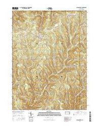 Pleasantville Pennsylvania Current topographic map, 1:24000 scale, 7.5 X 7.5 Minute, Year 2016