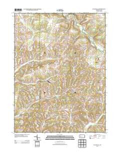 Plumville Pennsylvania Historical topographic map, 1:24000 scale, 7.5 X 7.5 Minute, Year 2013
