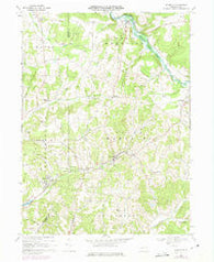 Plumville Pennsylvania Historical topographic map, 1:24000 scale, 7.5 X 7.5 Minute, Year 1968