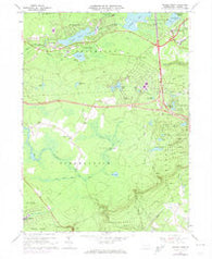 Pocono Pines Pennsylvania Historical topographic map, 1:24000 scale, 7.5 X 7.5 Minute, Year 1966