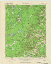 Pocono Pennsylvania Historical topographic map, 1:62500 scale, 15 X 15 Minute, Year 1921