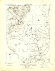 Pocono Pennsylvania Historical topographic map, 1:62500 scale, 15 X 15 Minute, Year 1919