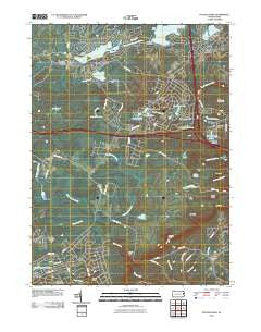 Pocono Pines Pennsylvania Historical topographic map, 1:24000 scale, 7.5 X 7.5 Minute, Year 2010