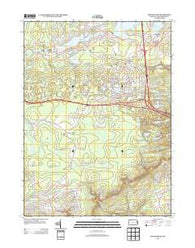 Pocono Pines Pennsylvania Historical topographic map, 1:24000 scale, 7.5 X 7.5 Minute, Year 2013