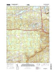 Pocono Pines Pennsylvania Current topographic map, 1:24000 scale, 7.5 X 7.5 Minute, Year 2016