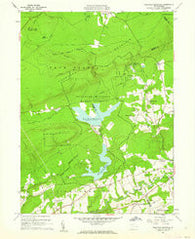 Pohopco Mountain Pennsylvania Historical topographic map, 1:24000 scale, 7.5 X 7.5 Minute, Year 1960
