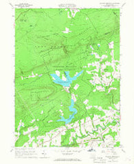 Pohopco Mountain Pennsylvania Historical topographic map, 1:24000 scale, 7.5 X 7.5 Minute, Year 1960