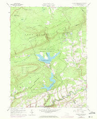 Pohopco Mountain Pennsylvania Historical topographic map, 1:24000 scale, 7.5 X 7.5 Minute, Year 1960