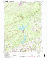 Pohopco Mountain Pennsylvania Historical topographic map, 1:24000 scale, 7.5 X 7.5 Minute, Year 1960