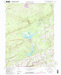 Pohopco Mountain Pennsylvania Historical topographic map, 1:24000 scale, 7.5 X 7.5 Minute, Year 1960