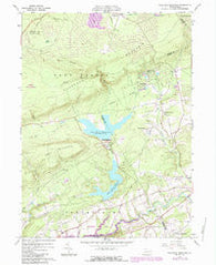 Pohopco Mountain Pennsylvania Historical topographic map, 1:24000 scale, 7.5 X 7.5 Minute, Year 1960