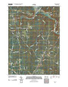 Polk Pennsylvania Historical topographic map, 1:24000 scale, 7.5 X 7.5 Minute, Year 2010