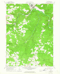 Polk Pennsylvania Historical topographic map, 1:24000 scale, 7.5 X 7.5 Minute, Year 1963