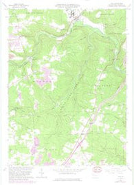 Polk Pennsylvania Historical topographic map, 1:24000 scale, 7.5 X 7.5 Minute, Year 1963