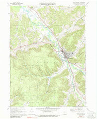 Port Allegany Pennsylvania Historical topographic map, 1:24000 scale, 7.5 X 7.5 Minute, Year 1969