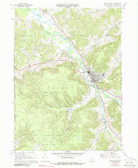 Port Allegany Pennsylvania Historical topographic map, 1:24000 scale, 7.5 X 7.5 Minute, Year 1969
