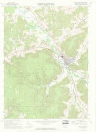 Port Allegany Pennsylvania Historical topographic map, 1:24000 scale, 7.5 X 7.5 Minute, Year 1969